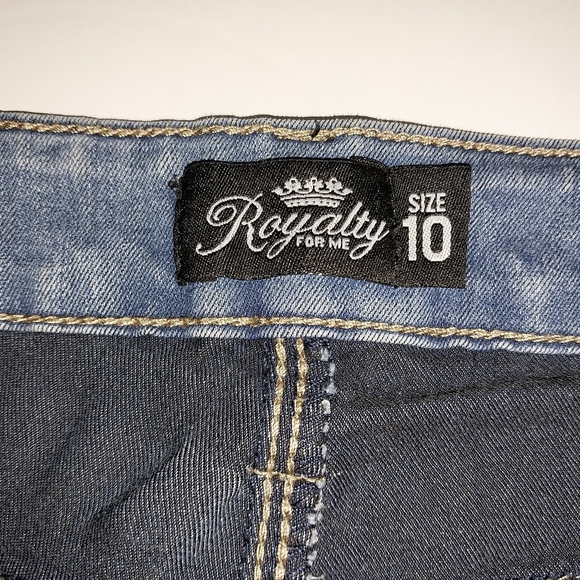 Royalty Women's Size 10 Blue Jeans - Picture 6 of 12
